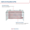 Cabine para Exaustão de Pós