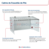 Cabine para Exaustão de Pós