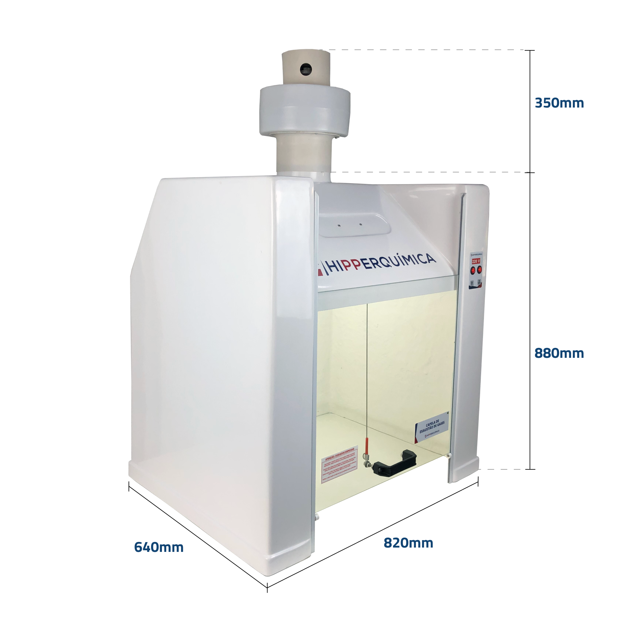 Capela de Exaustão de Gases SP80N