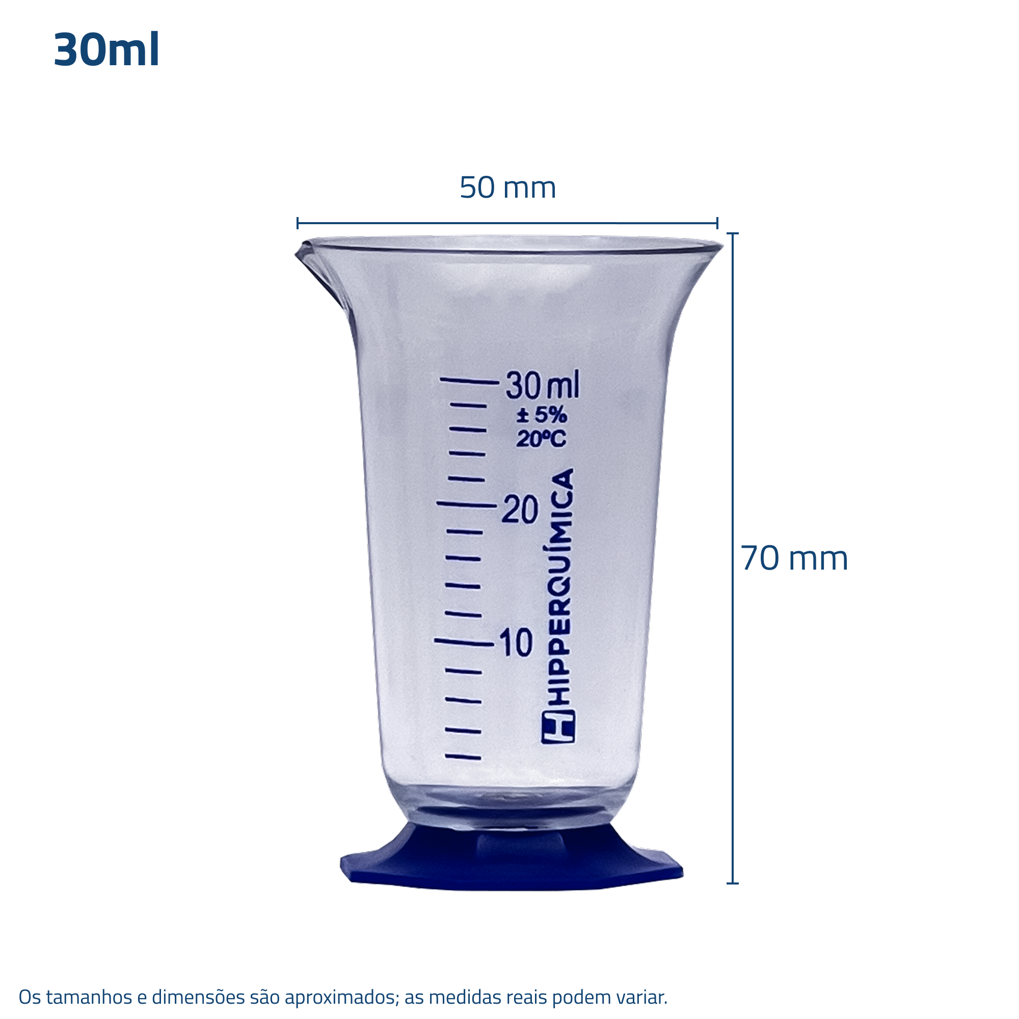 Copo Graduado Medidor Plástico Tipo Cálice