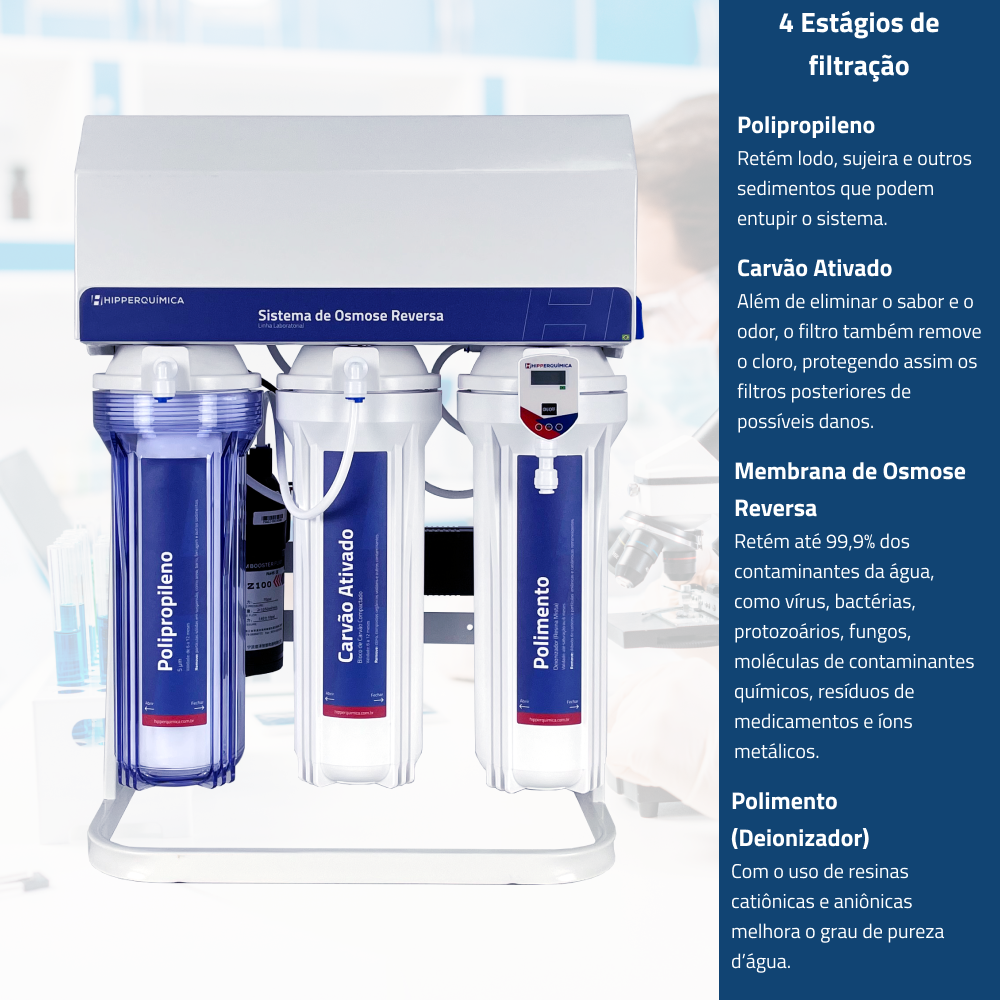 Osmose Reversa 4 Estágios Automática
