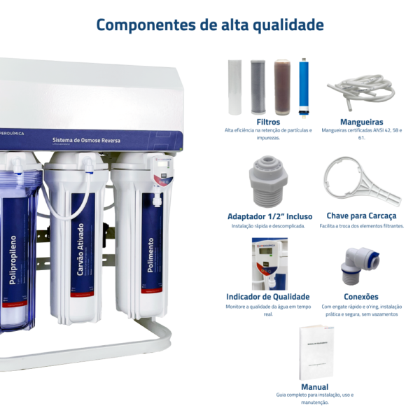 Osmose Reversa 4 Estágios Automática