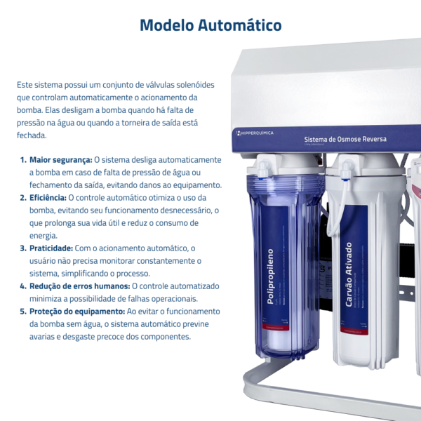 Osmose Reversa 4 Estágios Automática