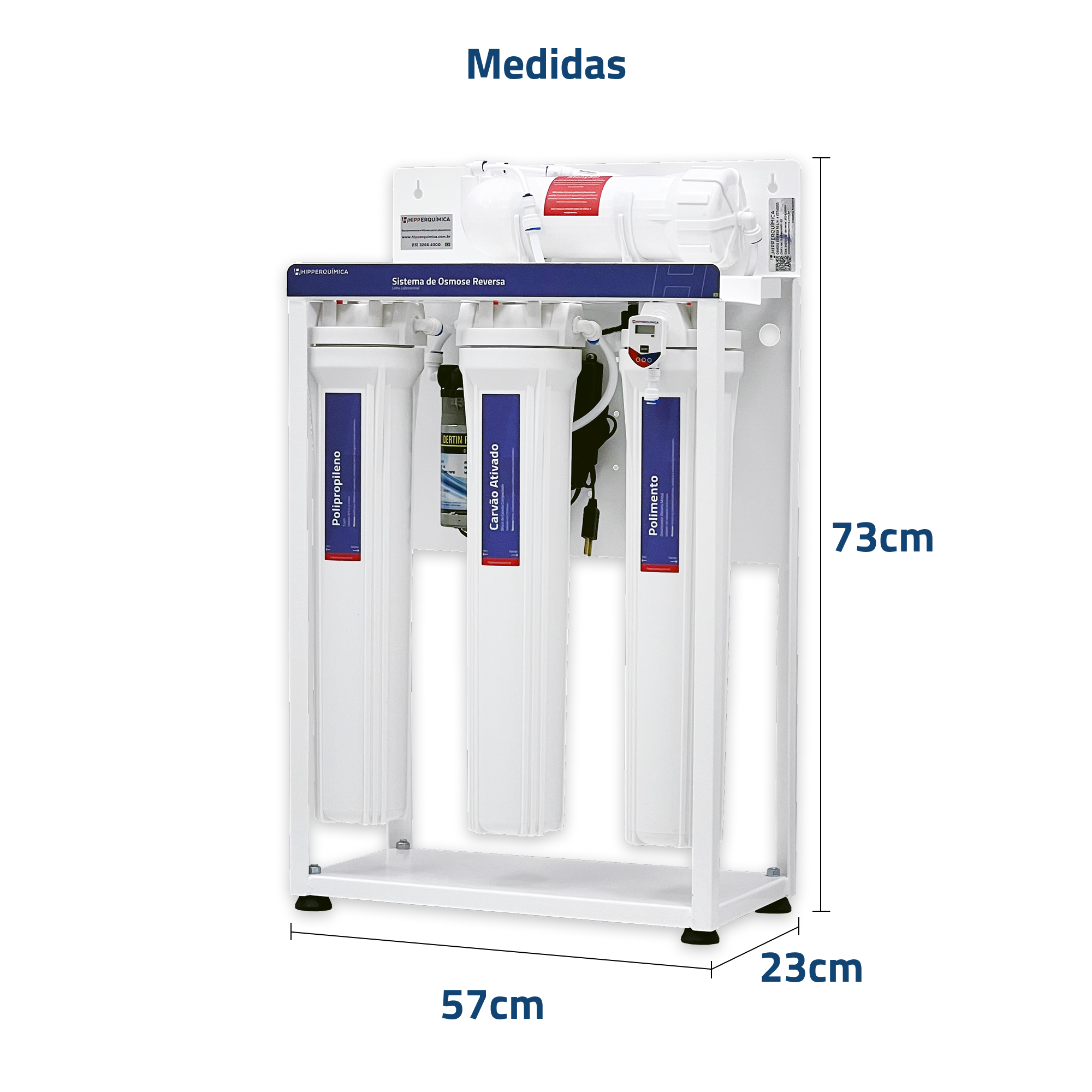Sistema de Osmose Reversa 50L/h