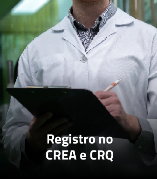 Registro no CREA e CRQ